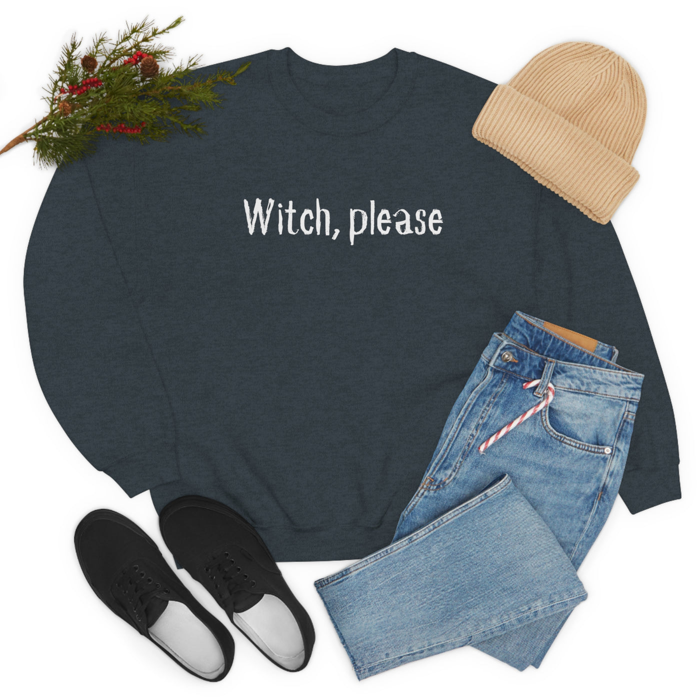 Witch, Please Crewneck Sweatshirt