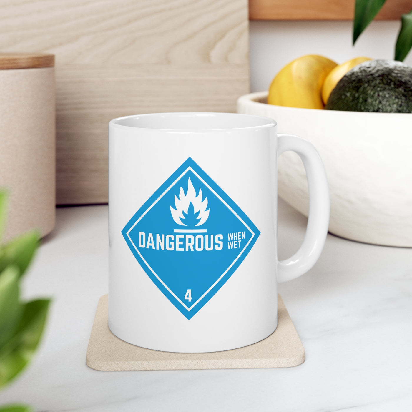 Hazardous When Wet 11oz Ceramic Mug