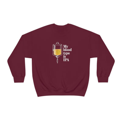 My Blood Type Is IPA Crewneck Sweatshirt