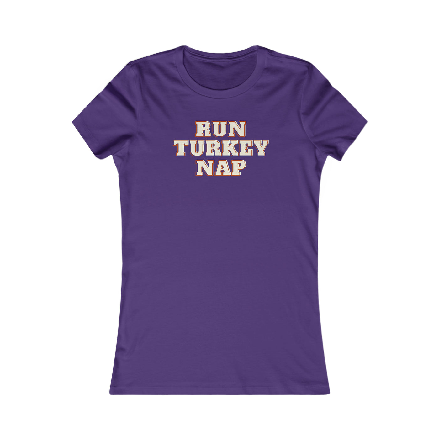 Run Turkey Nap Women's Favorite Tee