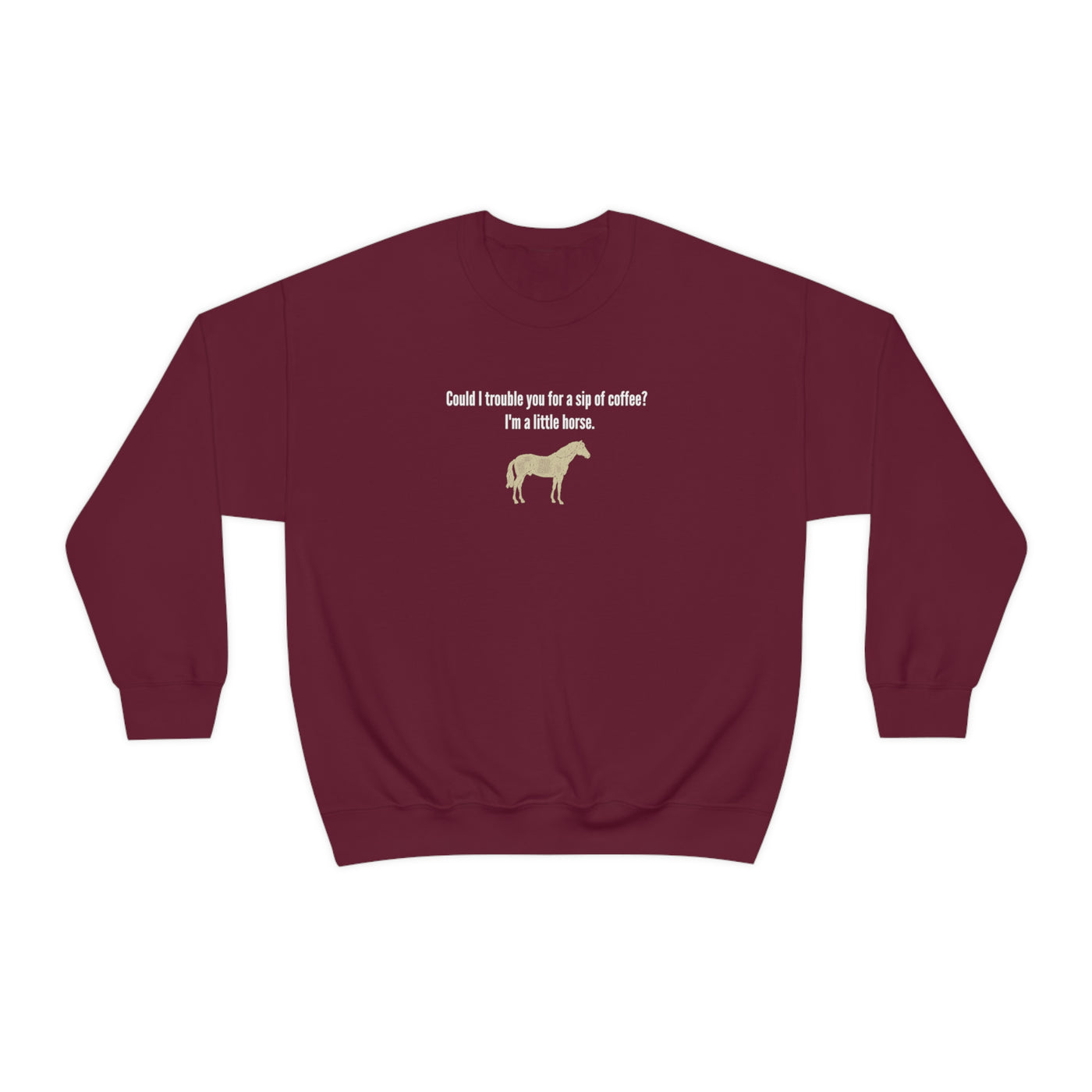 A Little Horse Crewneck Sweatshirt