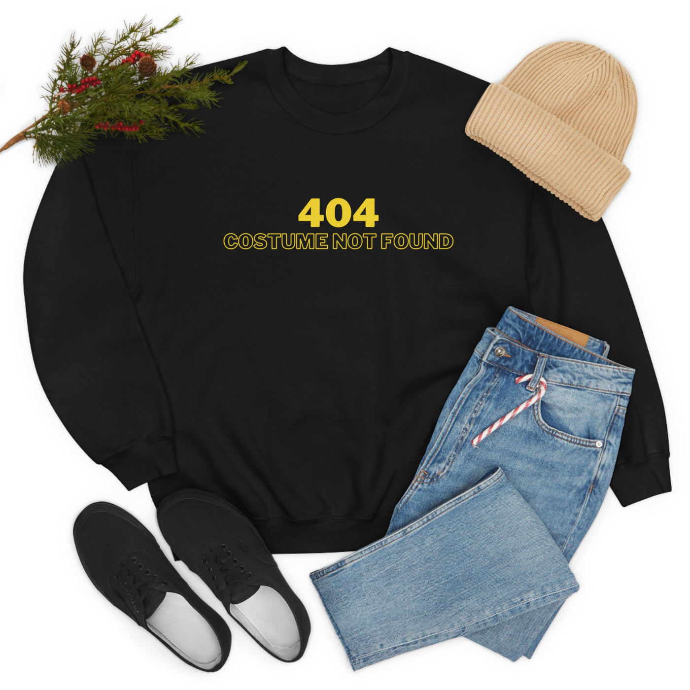 404 Costume Not Found Crewneck Sweatshirt