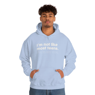 I'm Not Like Most Teens I'm In My 50s Unisex Hoodie