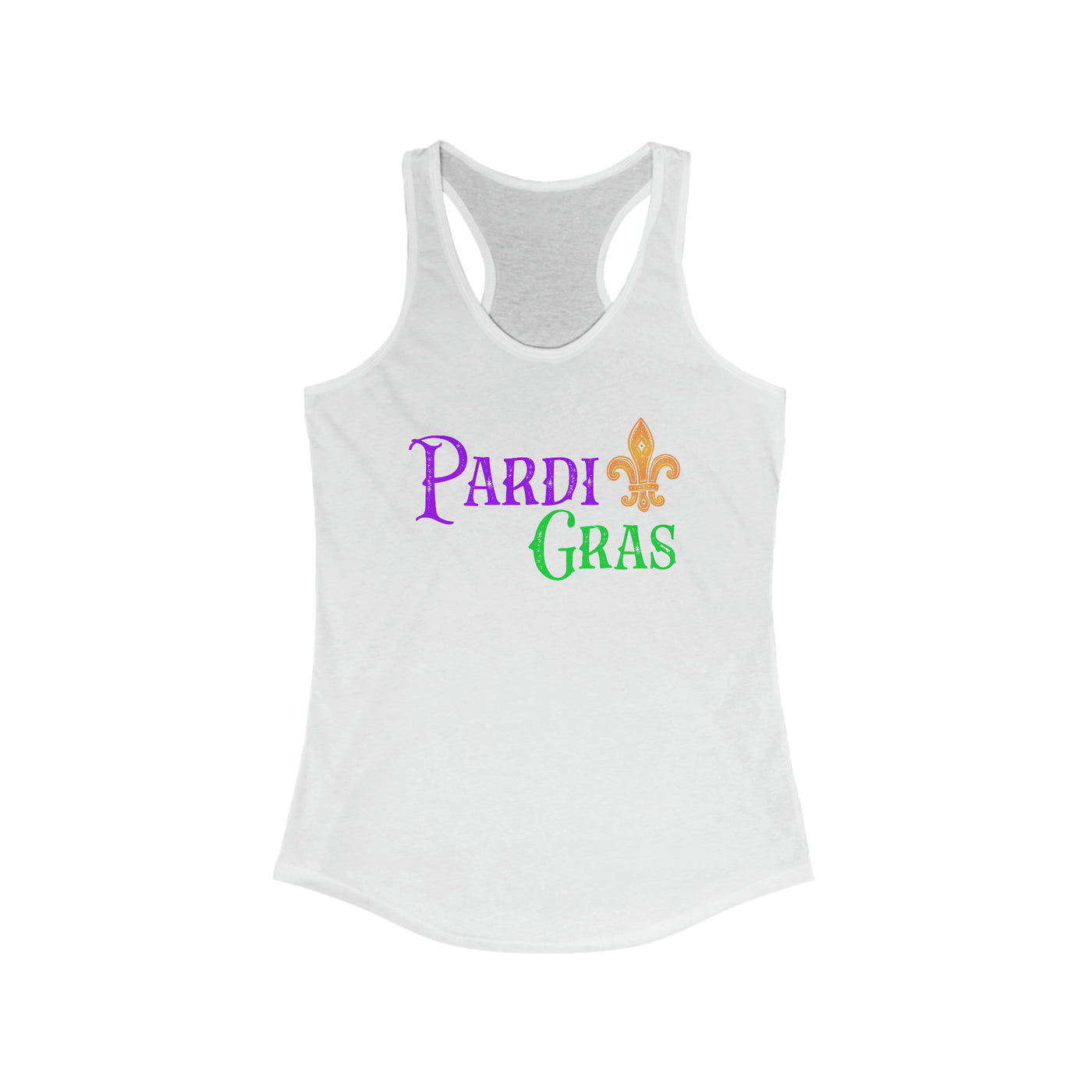 Pardi Gras Women's Racerback Tank