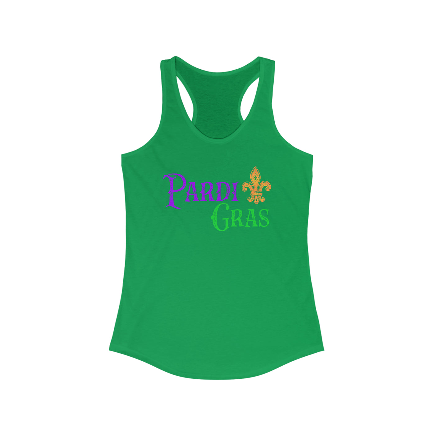 Pardi Gras Women's Racerback Tank