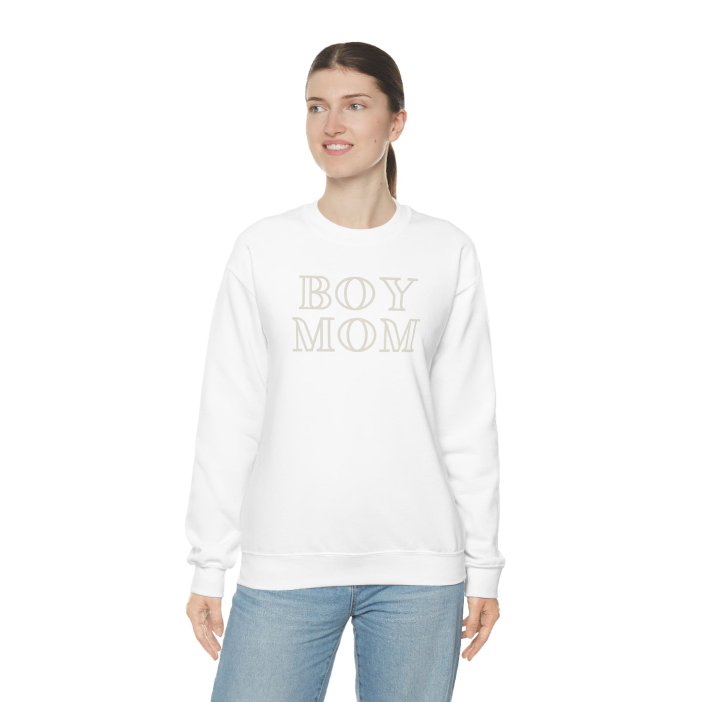 Boy Mom Crewneck Sweatshirt