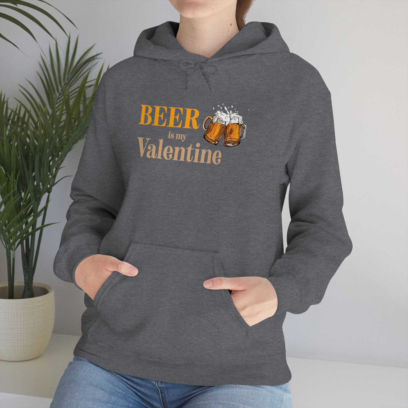 Beer Is My Valentine Unisex Hoodie