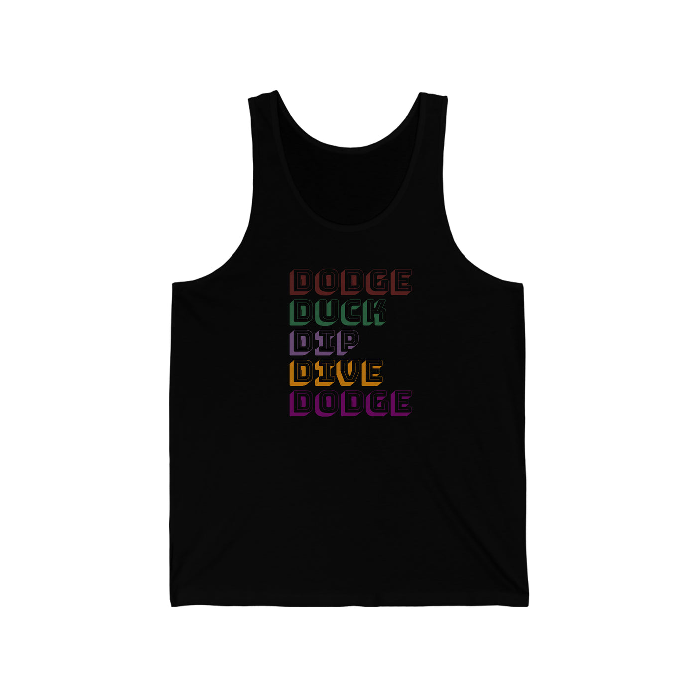 Dodge Duck Dip Dive Dodge Unisex Tank Top