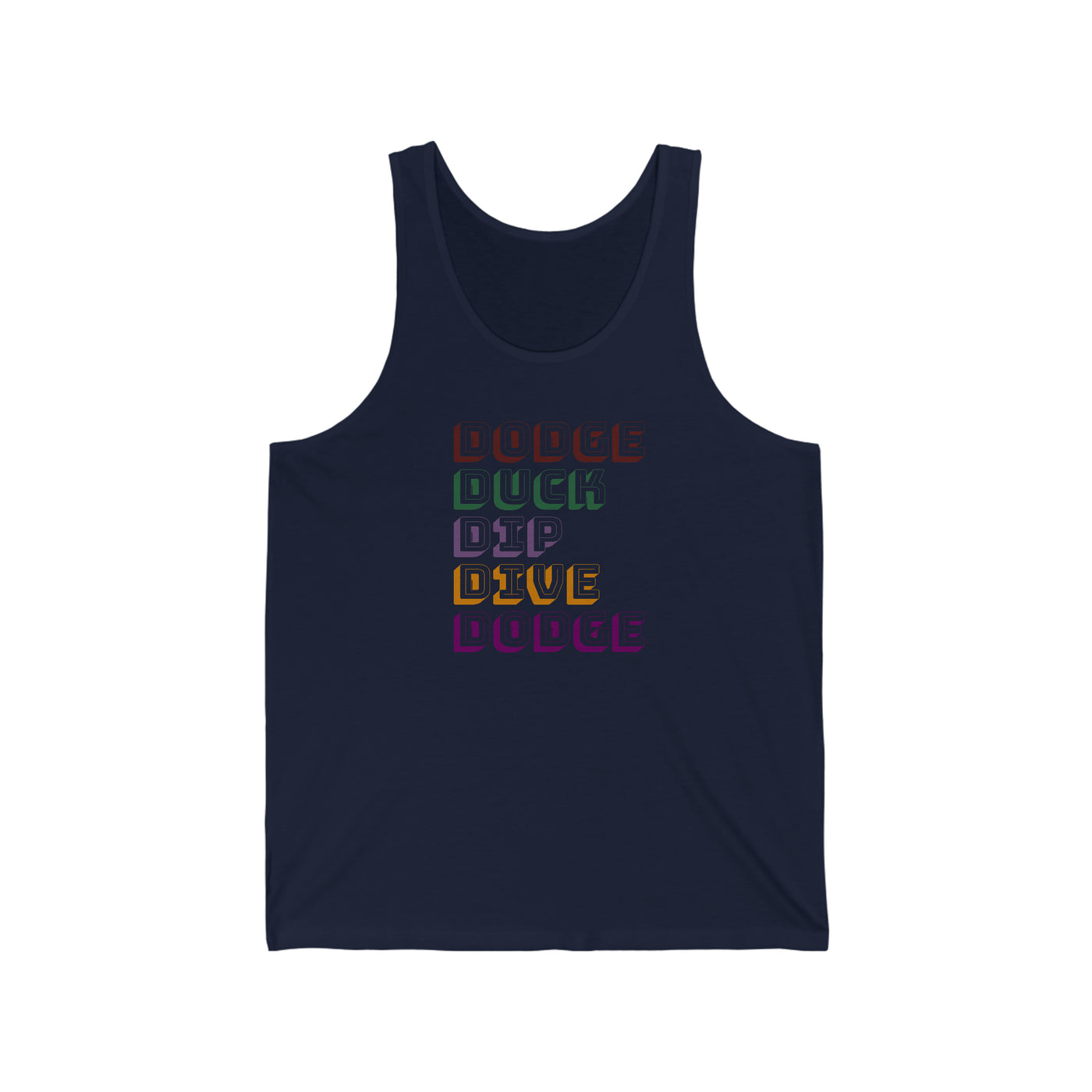 Dodge Duck Dip Dive Dodge Unisex Tank Top