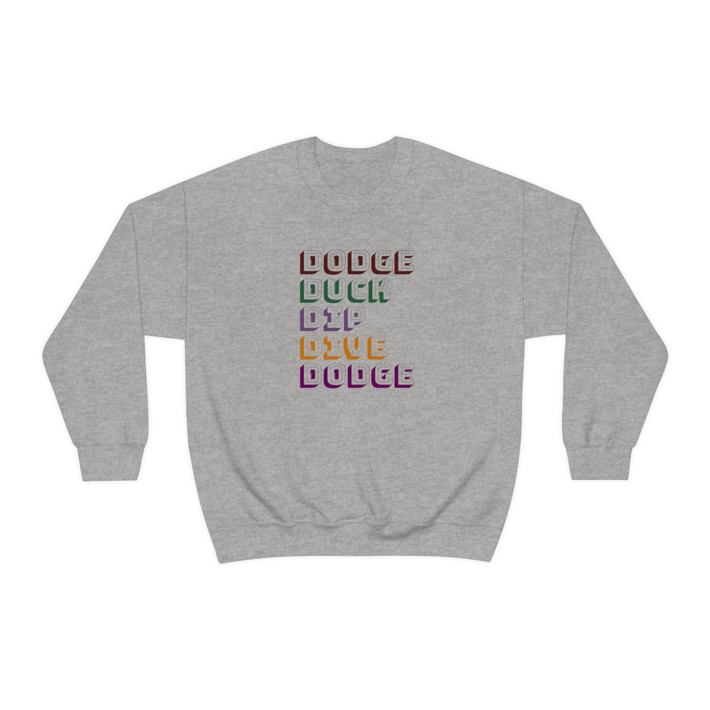 Dodge Duck Dip Dive Dodge Crewneck Sweatshirt