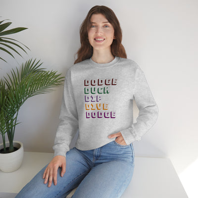 Dodge Duck Dip Dive Dodge Crewneck Sweatshirt