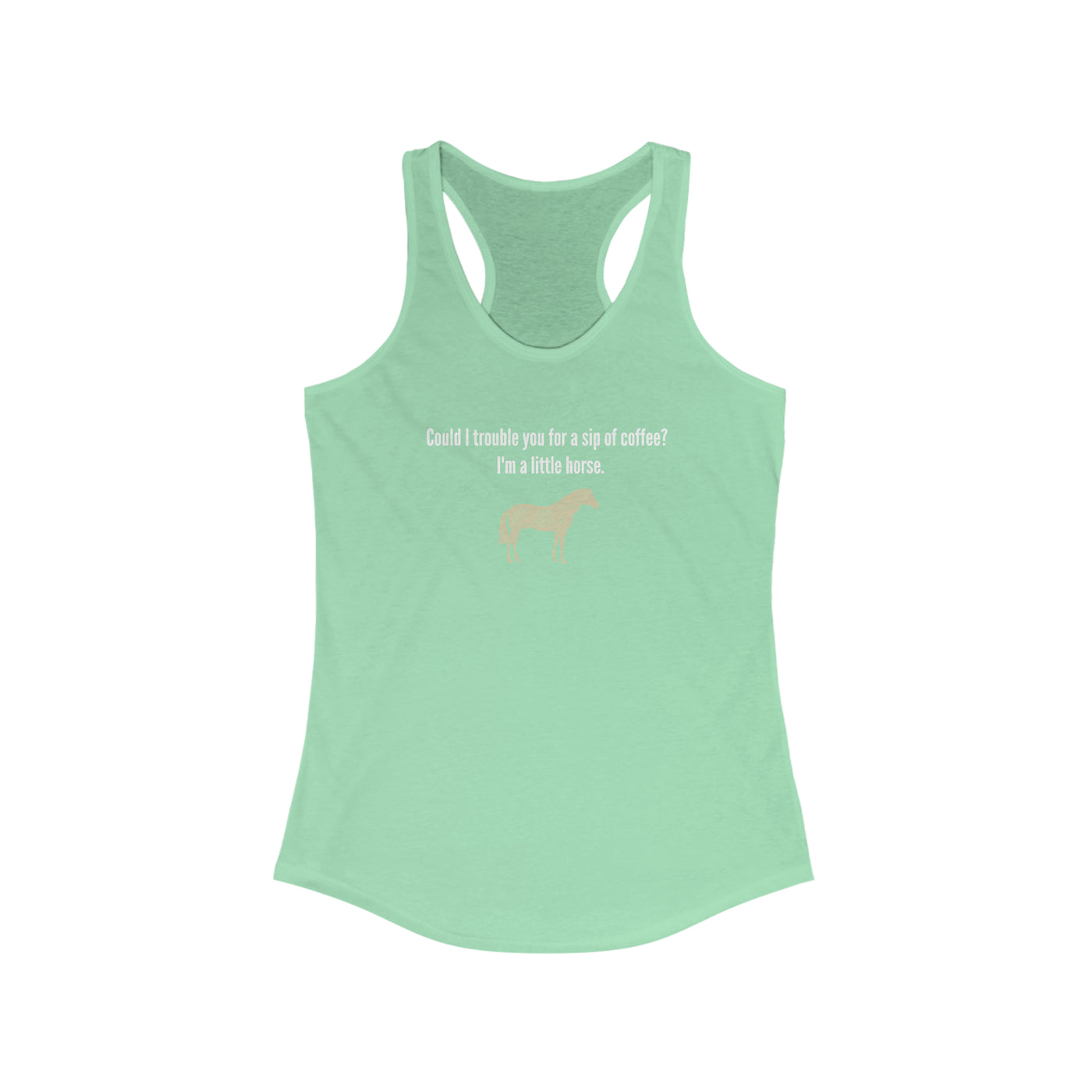 A Little Horse Women's Racerback Tank