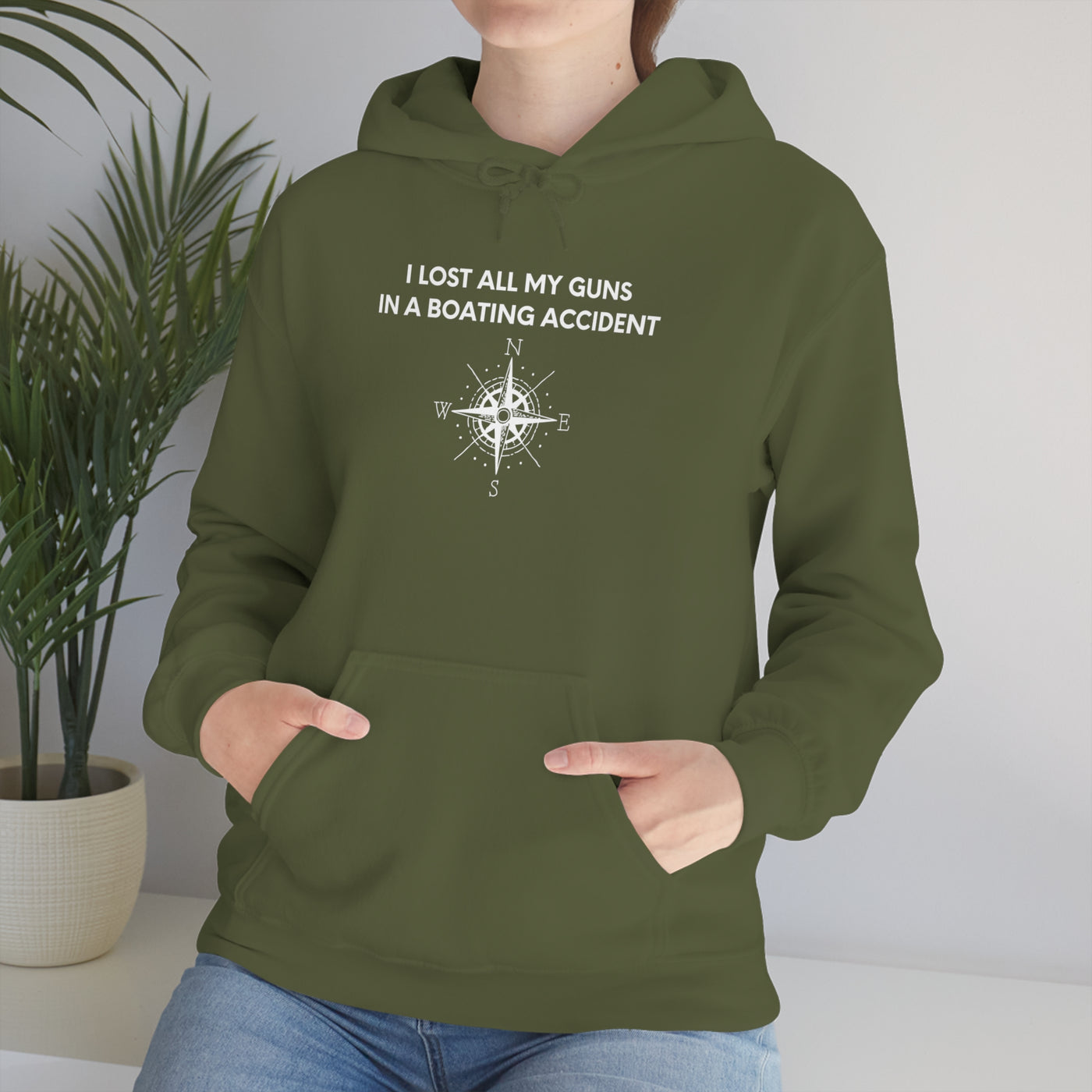 I Lost All My Guns In A Boating Accident Unisex Hoodie