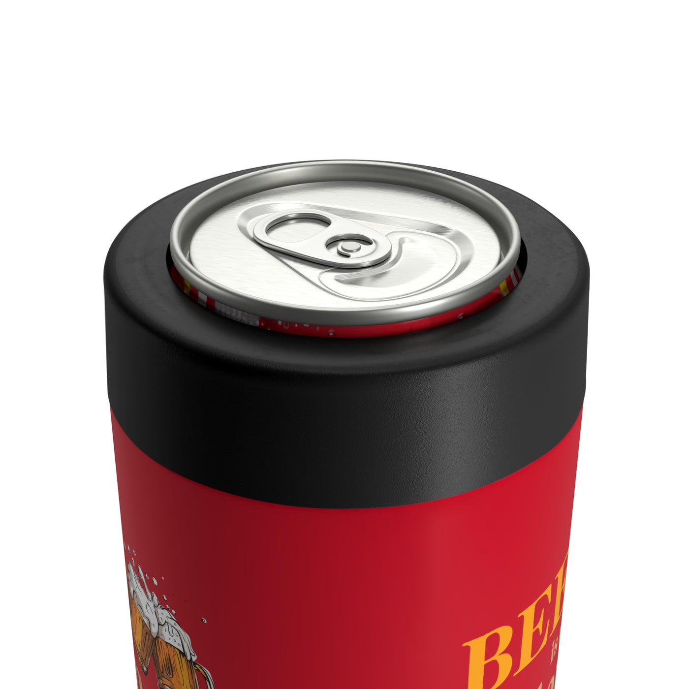 Beer Is My Valentine Stainless Steel Can Holder