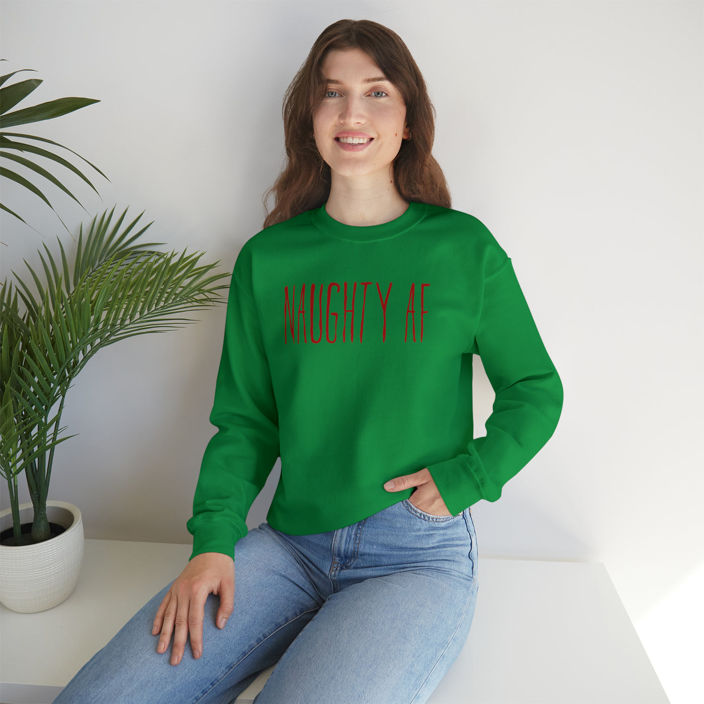 Naughty AF Crewneck Sweatshirt