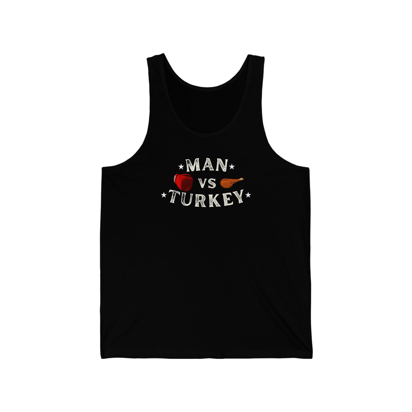 Man Vs Turkey Unisex Tank Top