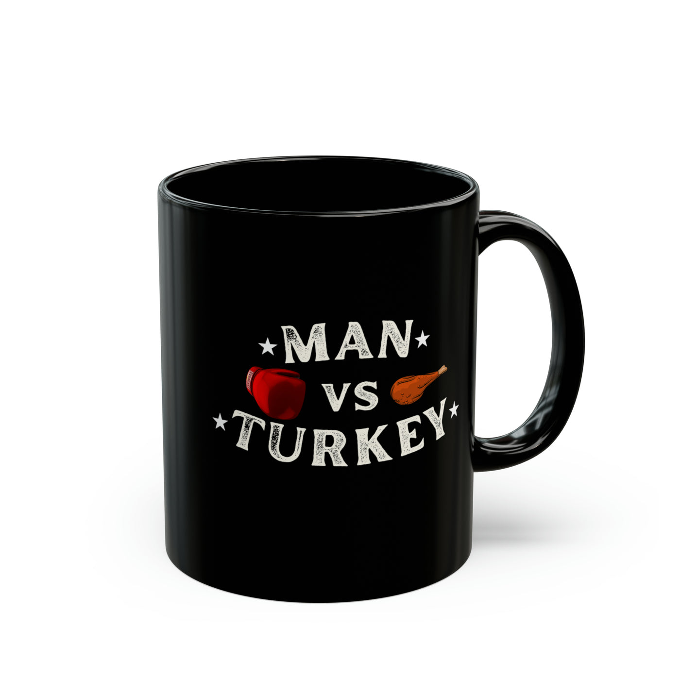 Man Vs Turkey 11oz Mug