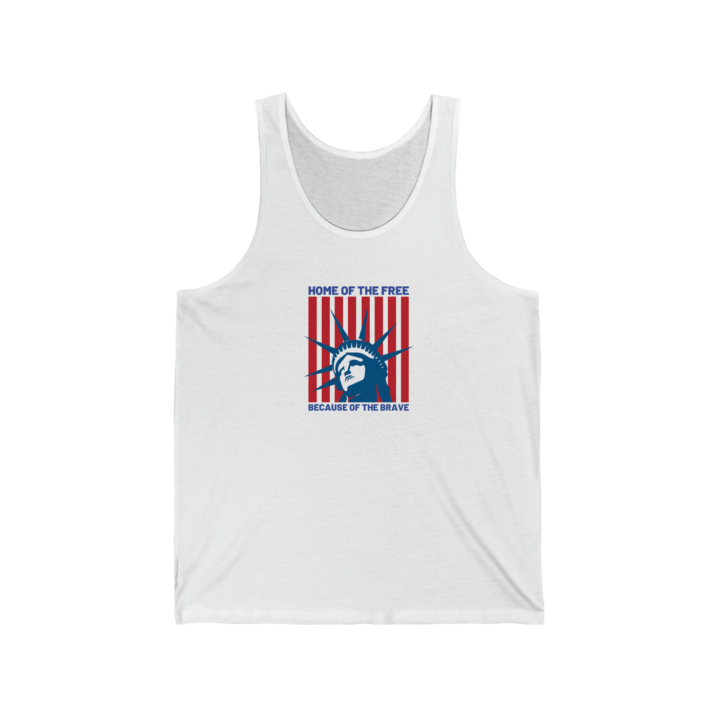Home Of The Free Because Of The Brave Unisex Tank Top