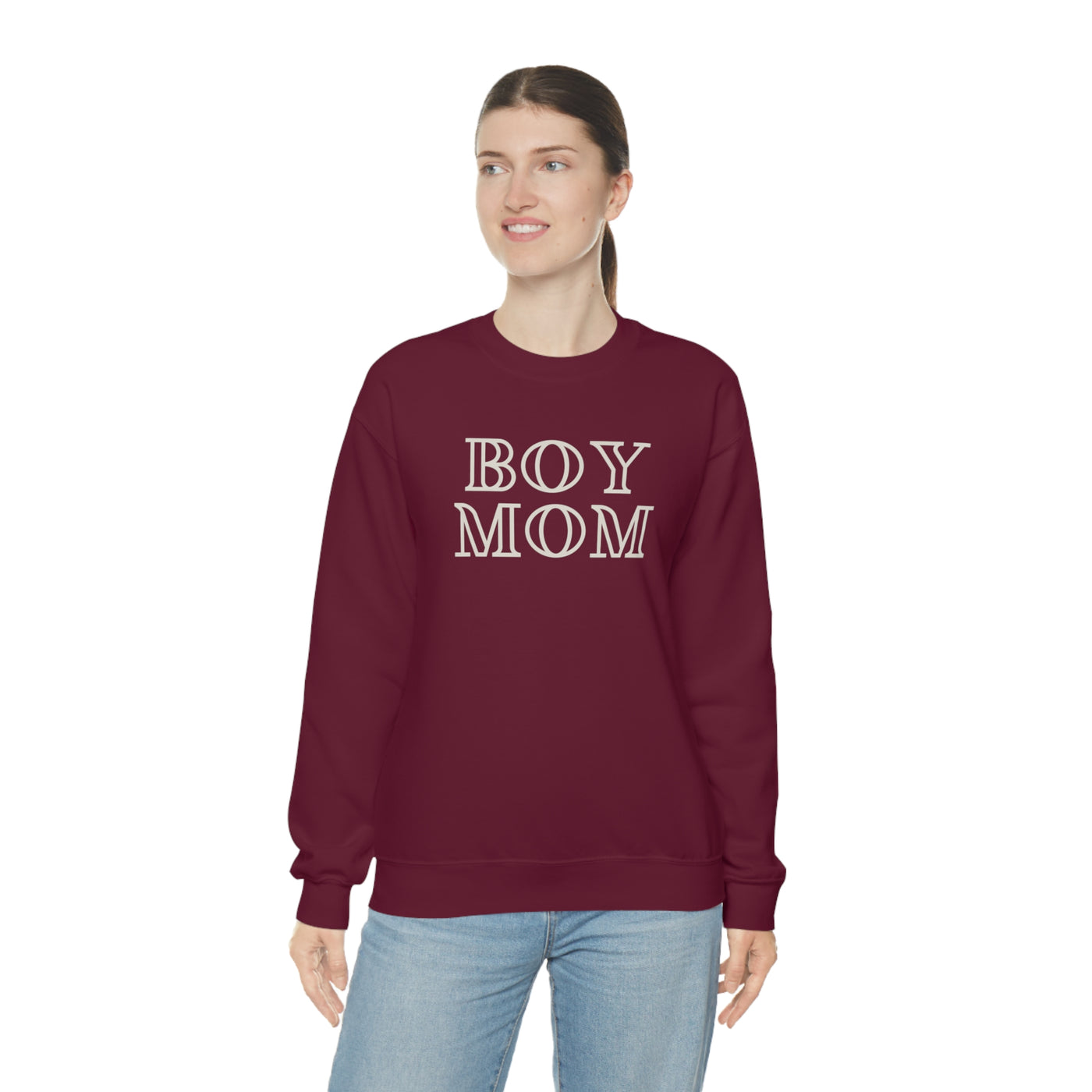 Boy Mom Crewneck Sweatshirt