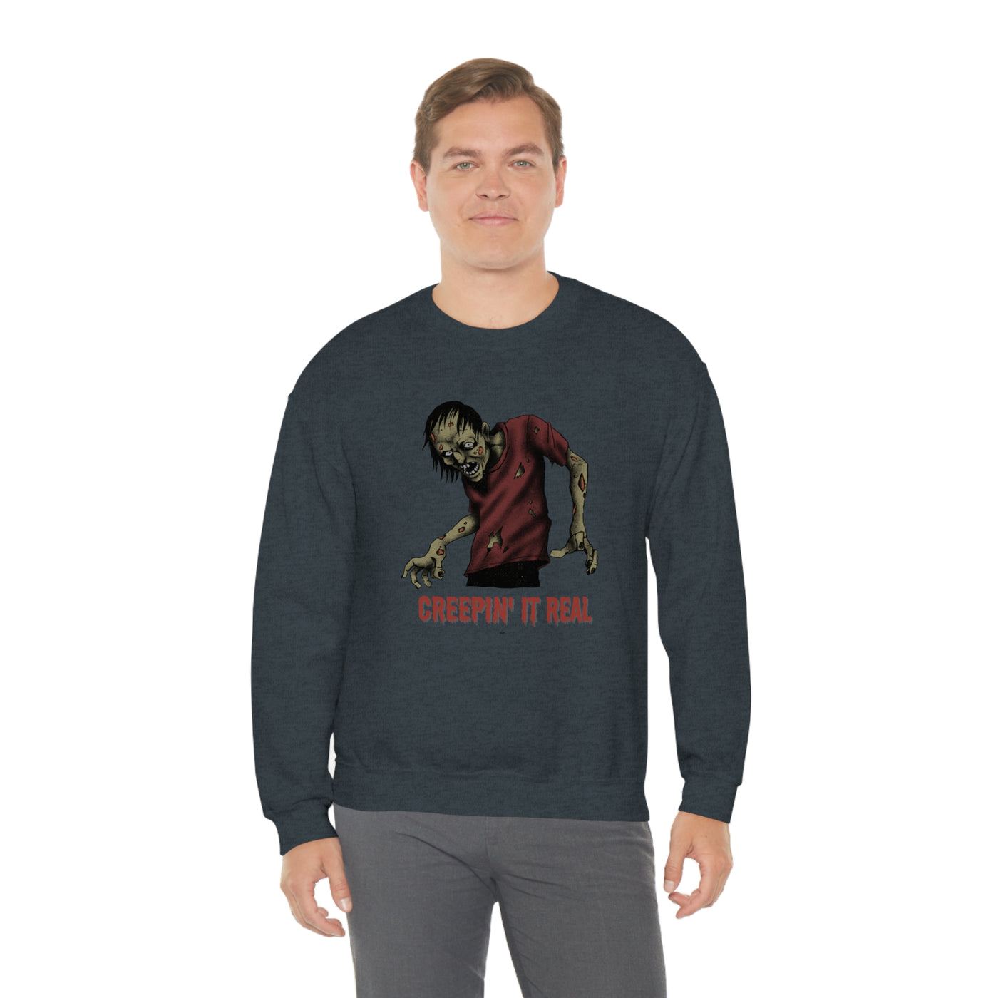 Creepin' It Real Crewneck Sweatshirt