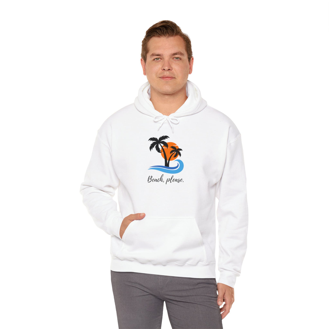 Beach, Please Unisex Hoodie