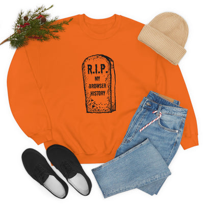 R.I.P. My Browser History Crewneck Sweatshirt