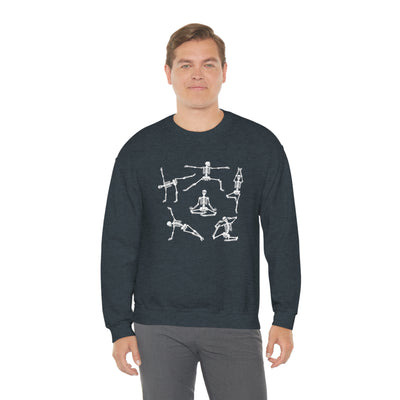 Skeleton Yoga Crewneck Sweatshirt