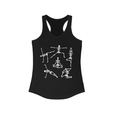 Skeleton Yoga Women's Racerback Tank