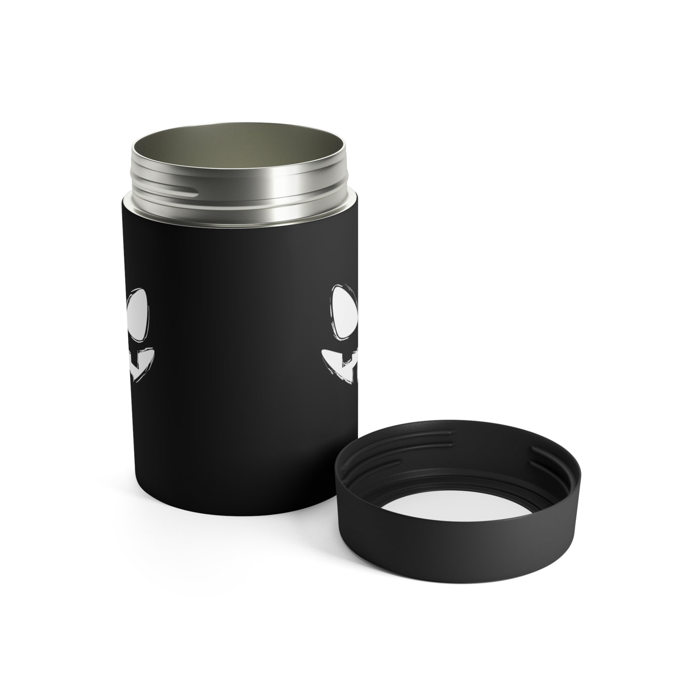 Scary Pumpkin Face Stainless Steel Can Holder