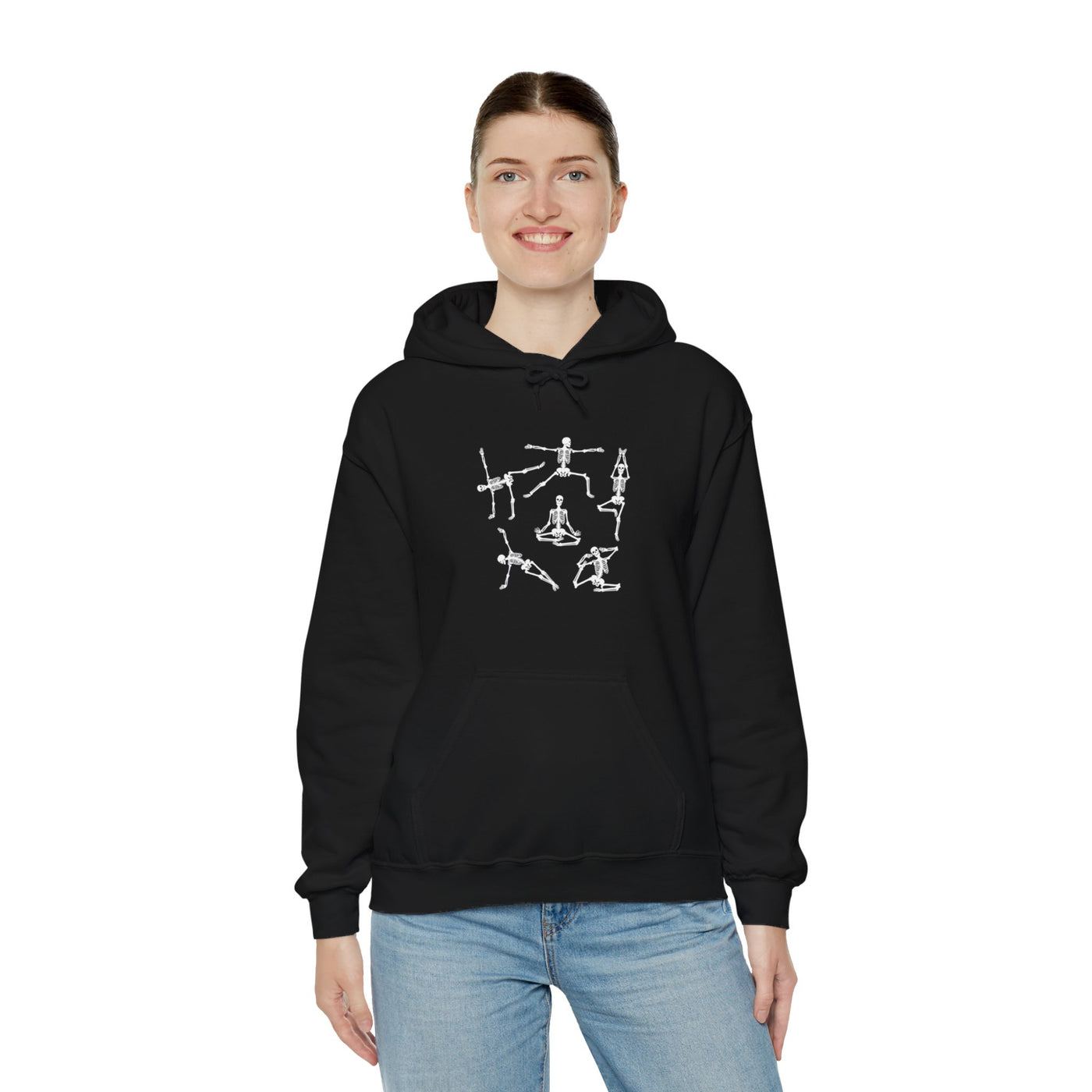 Skeleton Yoga Unisex Hoodie