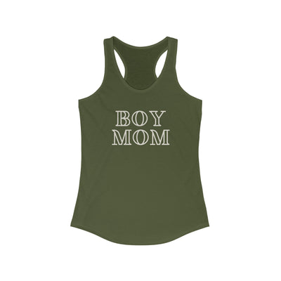 Boy Mom Women's Racerback Tank