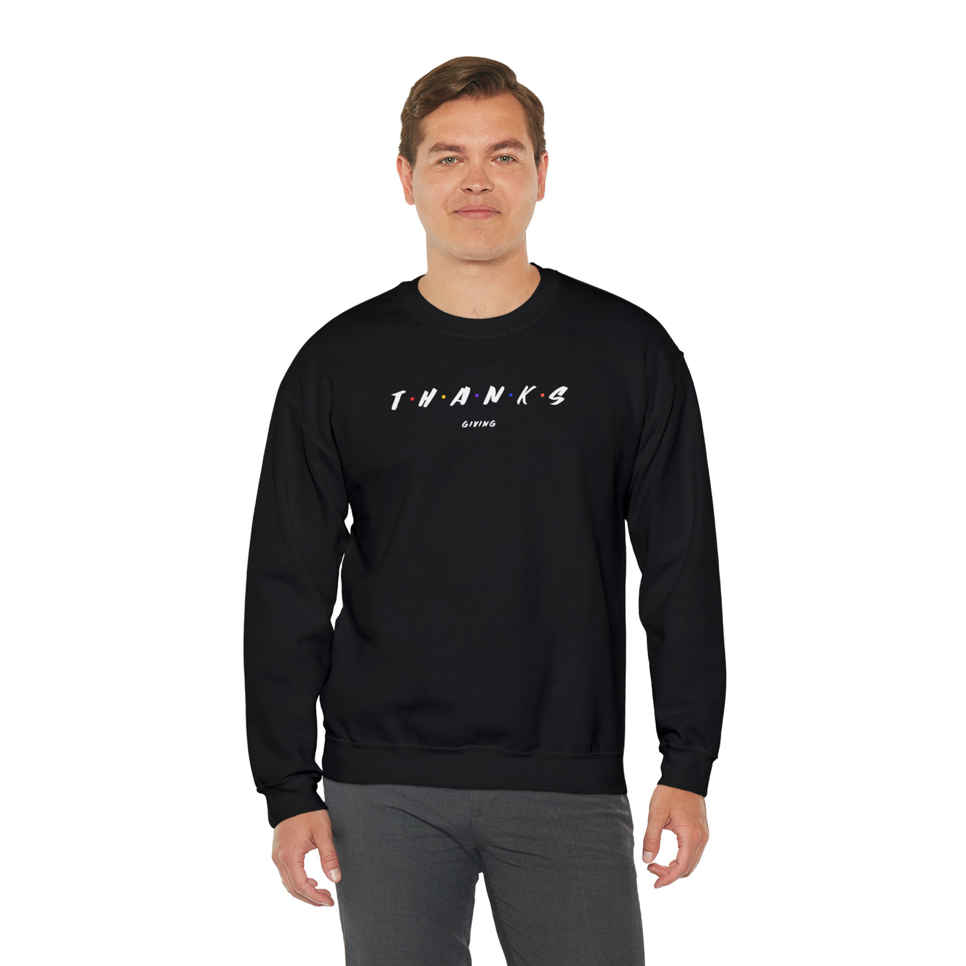 T•H•A•N•K•S Giving Crewneck Sweatshirt