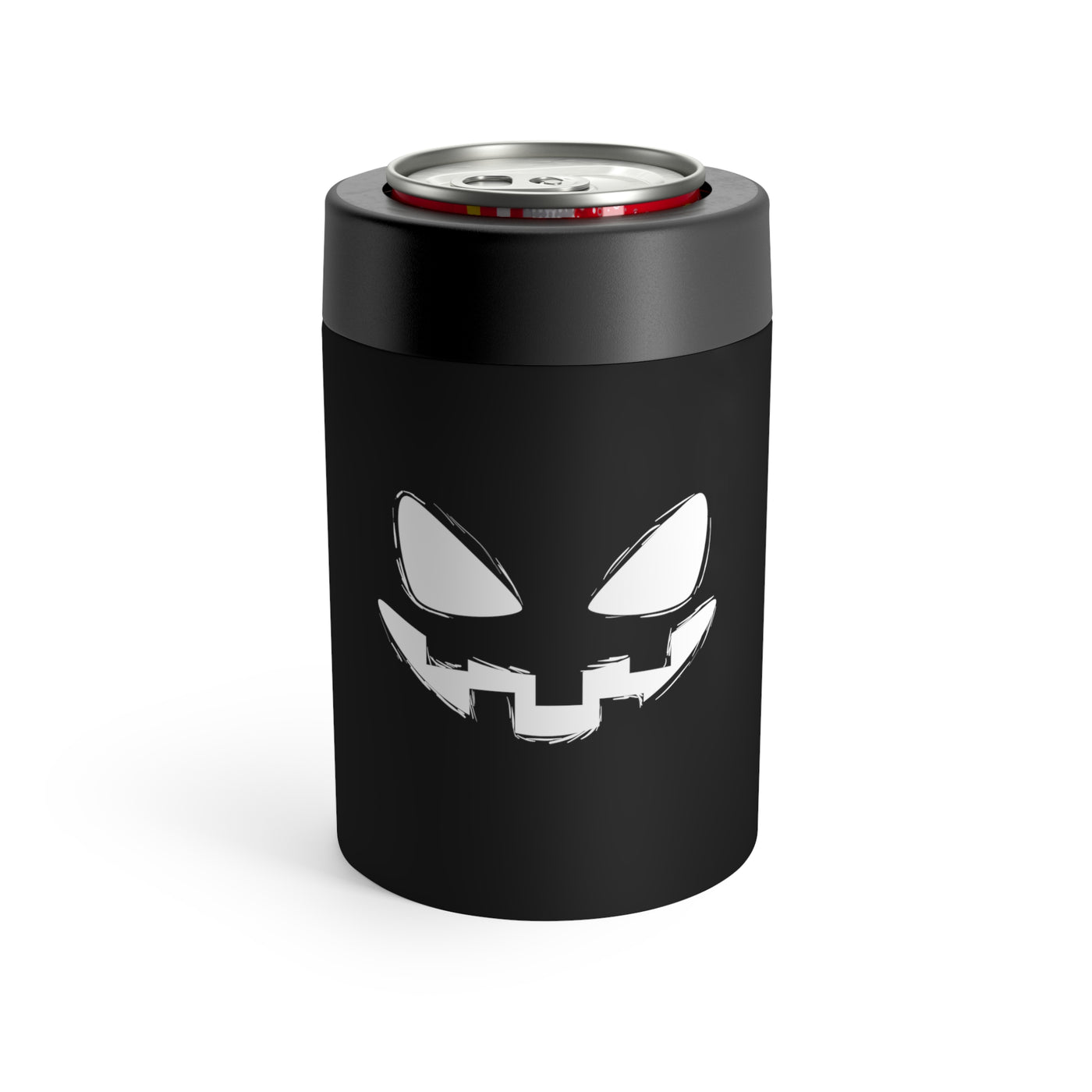 Scary Pumpkin Face Stainless Steel Can Holder