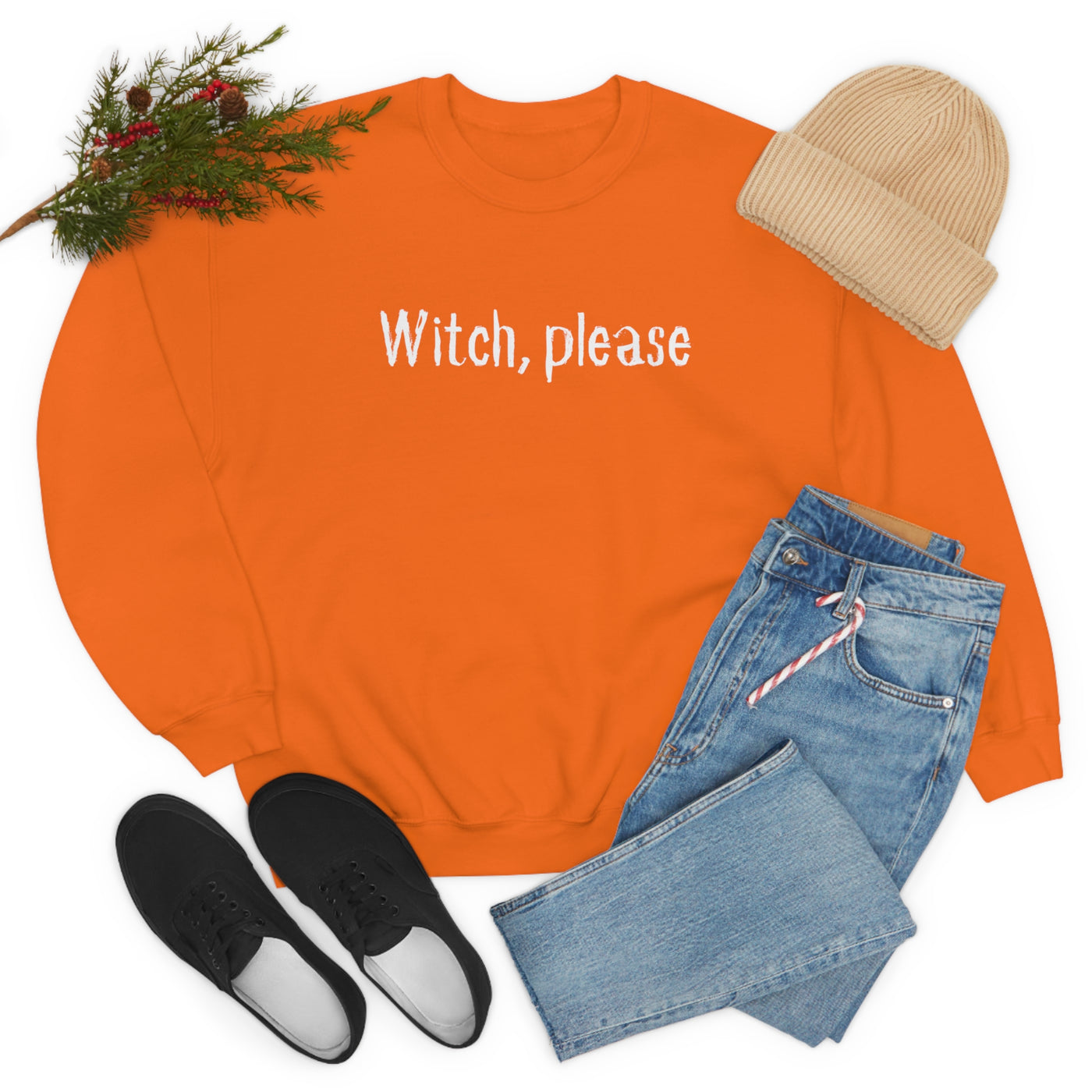 Witch, Please Crewneck Sweatshirt