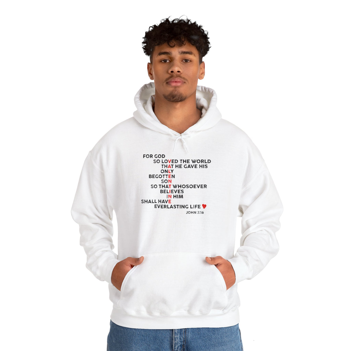 Copy of For God So Loved His Valentine Unisex Hoodie