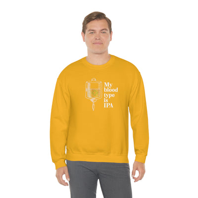 My Blood Type Is IPA Crewneck Sweatshirt