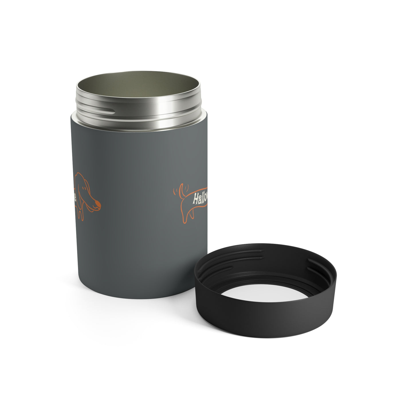 Halloweenie Dog Stainless Steel Can Holder