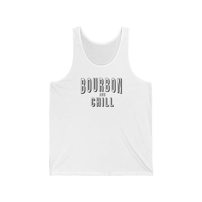 Bourbon and Chill Unisex Tank Top