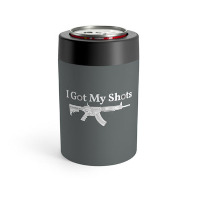 I Got My Shots Stainless Steel Can Holder