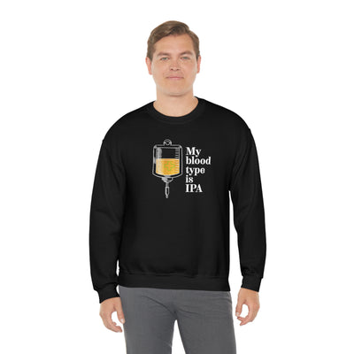 My Blood Type Is IPA Crewneck Sweatshirt