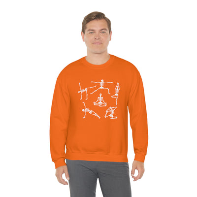 Skeleton Yoga Crewneck Sweatshirt