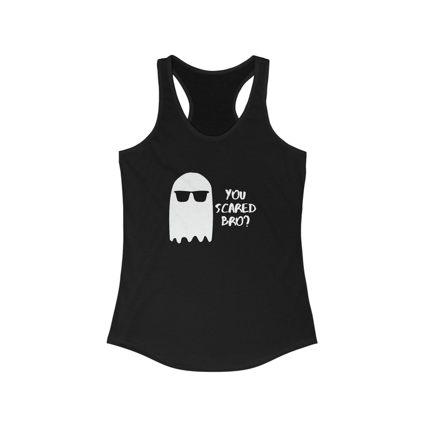 You Scared Bro? Women's Racerback Tank