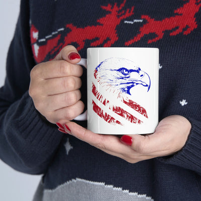 American Eagle Flag 11oz Ceramic Mug