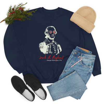 Suck It, England Crewneck Sweatshirt