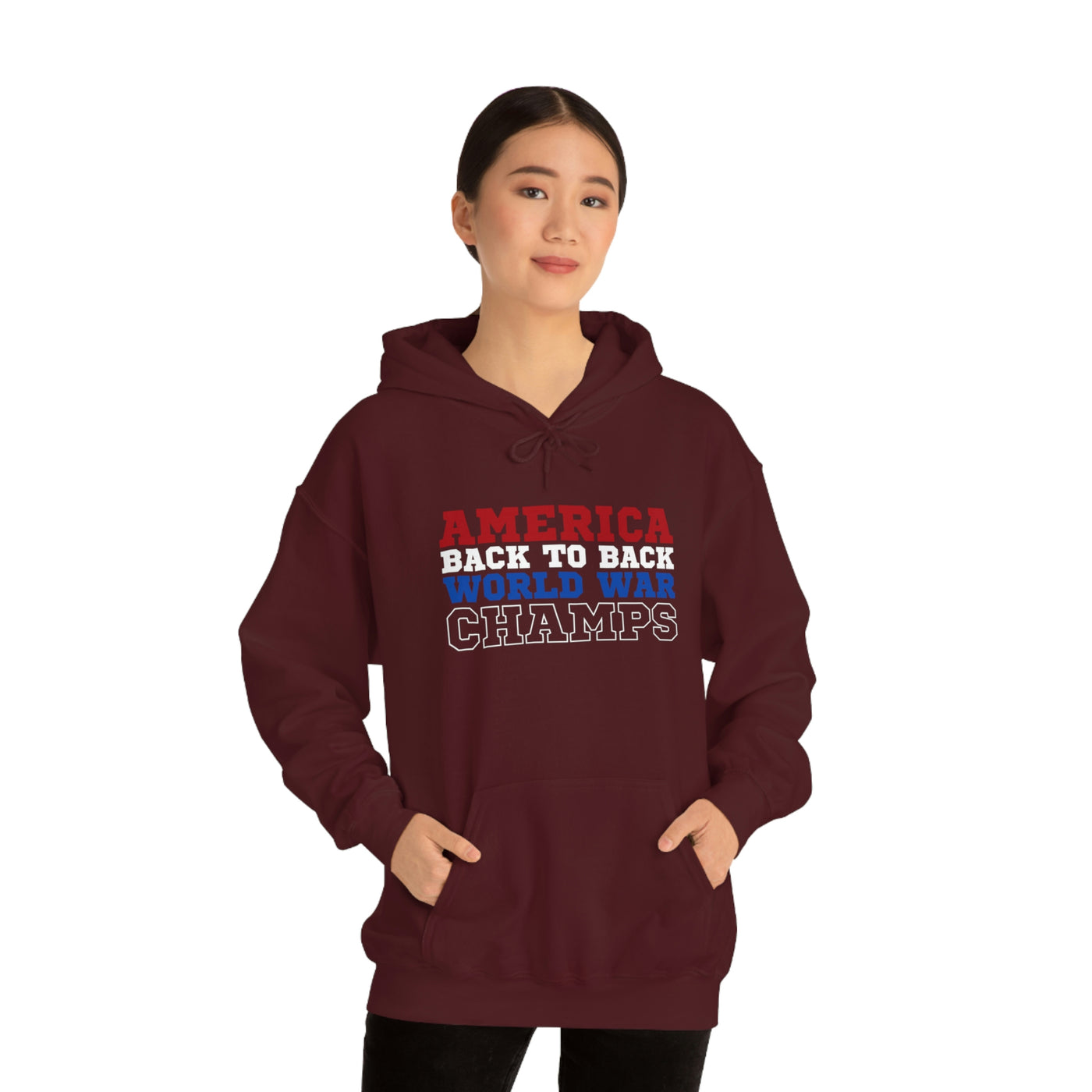 America Back To Back World War Champs Unisex Hoodie