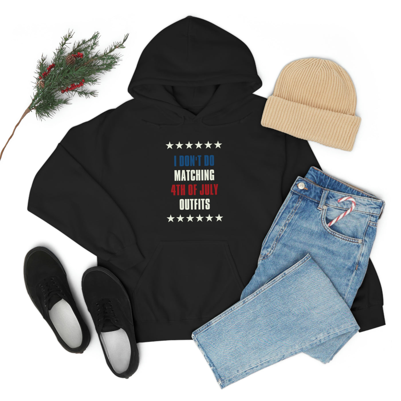 I Don't Do Matching 4th Of July Outfits Unisex Hoodie