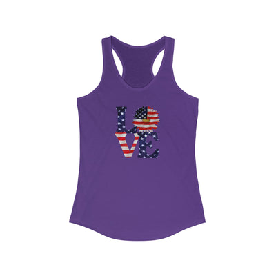 Love Freedom Women's Racerback Tank