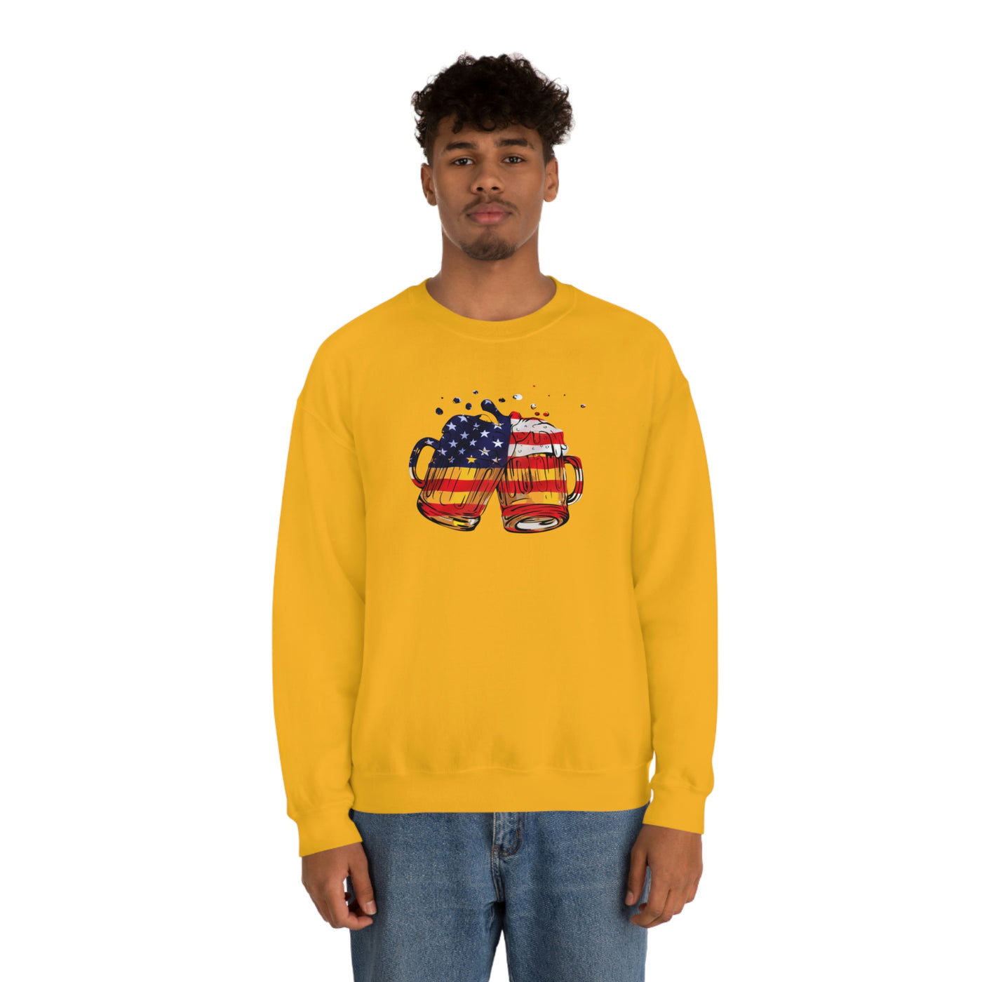 Cheers To America Crewneck Sweatshirt