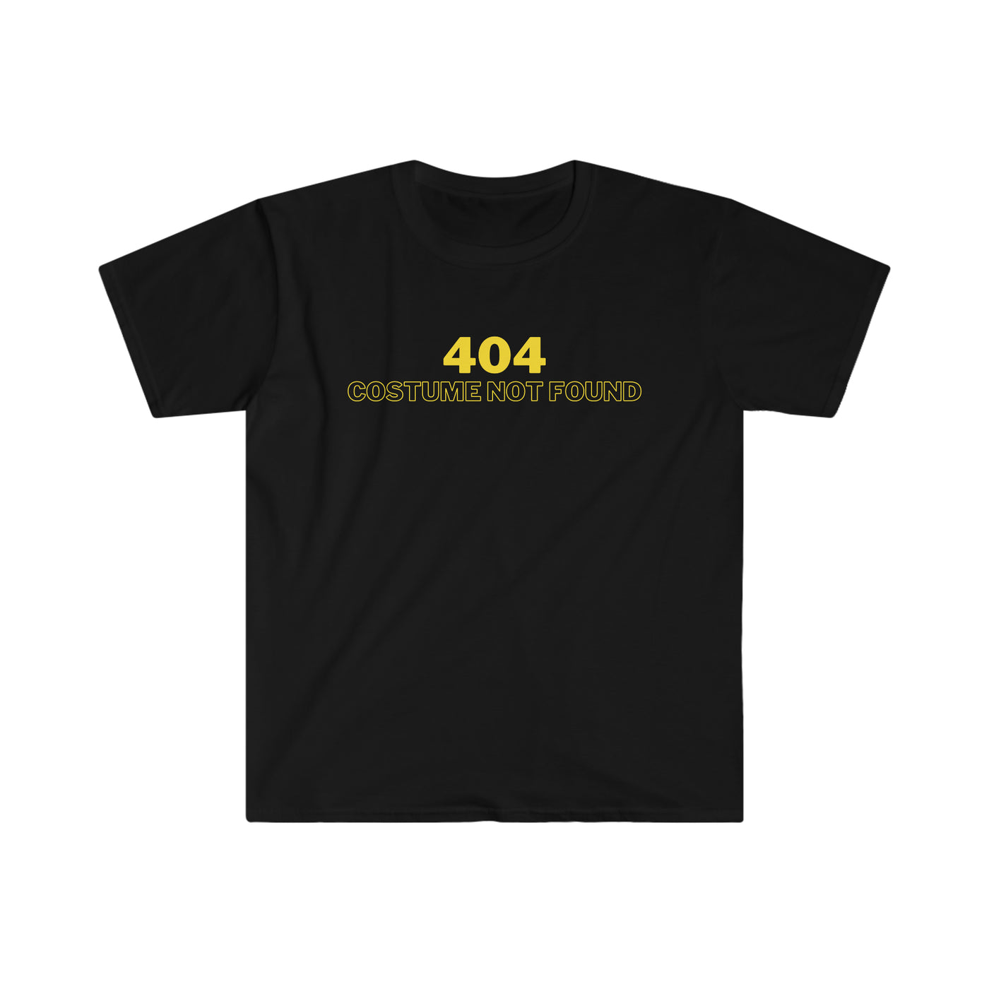 404 Costume Not Found Unisex T-Shirt