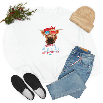 Happy 4th of Moo-ly Crewneck Sweatshirt